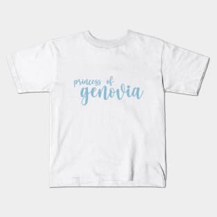 Princess of Genovia Kids T-Shirt